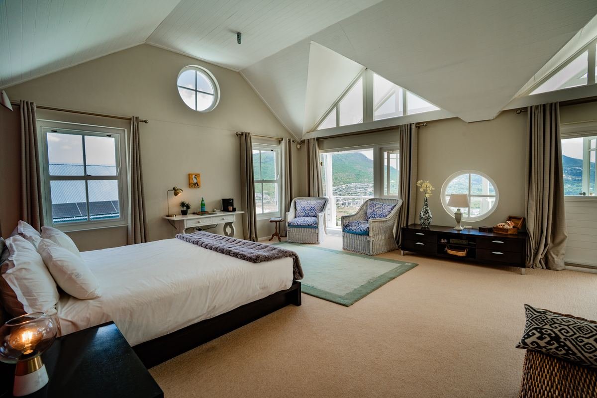 A guest suite at the residence, prepared for arrival